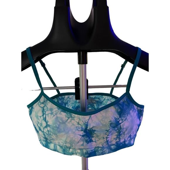 Hanes Girls Bra Nylon SZ XL Tie Dye Blue H189X - Picture 1 of 3